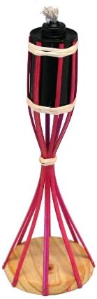 Tabletop Pink Tiki Torch