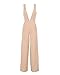 UONBOX Women' Elegant Deep V and Wide Leg Ladder Back Jumpsuit