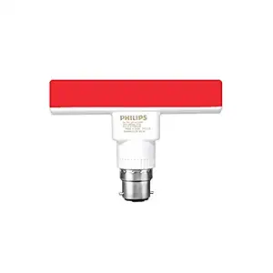 PHILIPS 5W B22 LED Bulb, Red (929000000000)