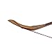 Huntingdoor Traditional Longbow Hunting Bow Recurve Bow 30-55LBS Archery Bows with String Brown (45lbs)