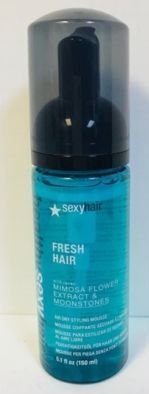 Sexy Hair HSH Fresh Hair Air Dry Styling Mousse, 5.1 Fluid Ounce