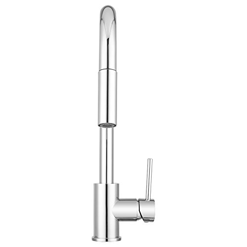 Bellevue Kitchen Faucet by Pacific Bay (Chrome) - Features an In line Pull Down Sprayer with Multiple Spray Functions and an Eco Friendly Water and Energy Saver - New 2018 Model