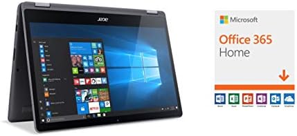 Acer Aspire R 15 2-in-1 Laptop, 15.6" Full HD Touch, 7th Gen Intel Core i7, GeForce 940MX, 12GB DDR4, 256GB SSD, R5-571TG-7229 with Microsoft Office 365 Home