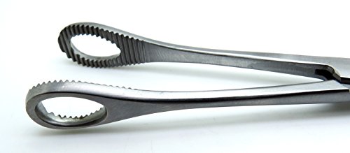 Foerster Sponge Forceps 8" Straight Serrated Surgical Holding Veterinary Instruments