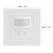 FAMKIT Infrared PIR Motion Sensor AC 110V-240V Recessed Wall Lamp Light Bulb Switchthumb 3
