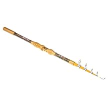 Homyl Caña de Pescar Plegable Alta Fibra de Vidrio Pesca Pescador Trasto Duradero