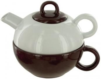 2 in 1 Ceramic Tea Pot &amp; Cup Gift Set