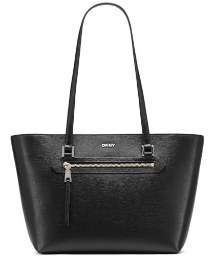 DKNY Womens Bryant Ave Md Tote Tote Bag, BLACK/GOLD, One Size, Tote Bag
