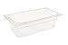 Rubbermaid Commercial Products FG117P00CLR 1/3 Size 4-Quart Cold Food Pan