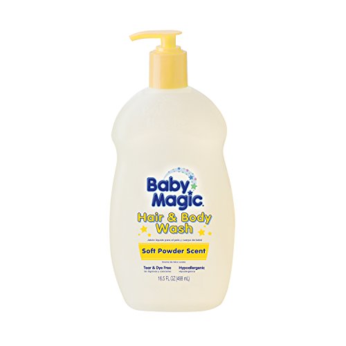 Baby Magic Hair And Body Wash 16.5 Ounce Soft Powder Scent (488ml) - Thumbnail 2