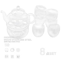 Mua Teatsight Heat Resistant Glass Teapot Vertical Heat Temperature Difference Degree To 1 Degree Clear 360ml Tren Amazon Nhật Chinh Hang 21 Fado