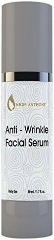 Nigel Anthony ANTI - WRINKLE FACIAL SERUM: Natural Skin Care Formula for Collagen Renewal with Retinol, Vitamin C, Hyaluronic Acid &amp; Antioxidants for Face Lift, Tightening &amp; Fine Lines