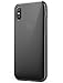Anker iPhone X Case, iPhone 10 Case, KARAPAX Ice Case, Semi-Transparent Hard Back and Soft Bumper [Support Wireless Charging] for Apple 5.8 in iPhone X (2017) - Black primary