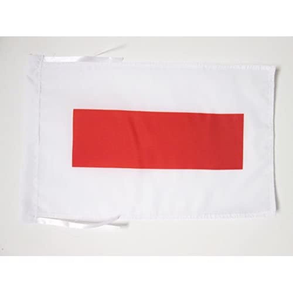 AZ FLAG - Ras el Khaïmah Flag - 18'' x 12'' - 100% Polyester UAE Emirate of Ras el Khaïmah Small Banner with Two Cords - Fade Resistant - Vivid Colors - 18x12 in - 45x30 Cm