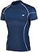 New Take Five Base Layer Mens Compression Skin Tights 031 Navy Sports Top