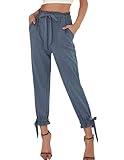 GRACE KARIN Women Stretchy Joggers Pants Drawstring