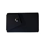 Phone Card Holder, Cell Phone Adhesive Stick on Wallet with Button Sticky on The Phone/Case Back for iPhone,Samsung,LG,Piexl,HTC,BLU,Sony,Motorola,Huawei,ZTE(Knight Dark)