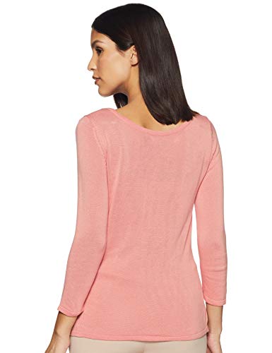 Allen-Solly-Womens-Round-Neck-Slub-TopPink