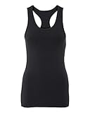 YogaColors Women's Crystal Active Racerback Tank with Built In Shelf Bra
