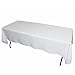 KAITATSU SEN Rectangular Polyester Fabric Tablecloth, White, 60x102-inch