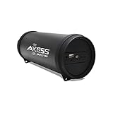 AXESS Portable Bluetooth Indoor/Outdoor 1.0 Hi-Fi Cylinder Loud Speaker with 2.5
