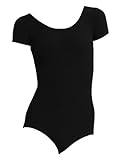 DanceNwear Adult Cotton Blend Short Sleeve Leotard