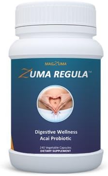 Zuma Regula Colon Cleanse Detox โ High Fiber, All Natural, Supports Regularity and Normal Digestive by Magzuma, 240 Count