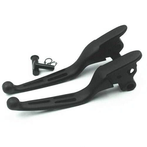 USA Shipping Pair Black Brake Clutch Levers Motorcycle For Harley FLHR Electra Street Glide Touring