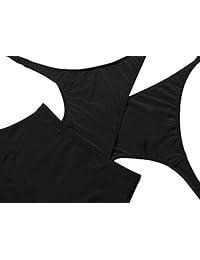 zeraca traje de baño monokini de una pieza con escote alto para dama