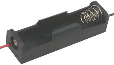 BATTERY HOLDER FOR SINGLE AA HAS 6 INCH WIRES