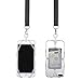 Gear Beast Glitter Universal Cell Phone Lanyard Compatible with iPhone, Galaxy & Most Smartphones Includes Web Phone Case Holder with Card Pocket, Soft Neck Strap with Breakaway Safety Clasp