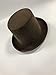 luyaoyao Brown Circus Faux Leather Steampunk Top Hat …
