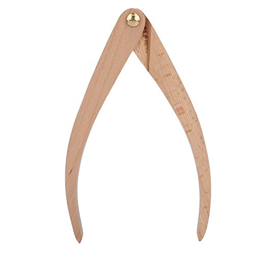 Garosa Wooden Pottery Caliper, 8 Inch Clay Measuring Tool for Ceramic Sculpture, 35cm Maximum Size, Solid Wood Construction