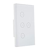 DHOUSE Smart Light Switch,WiFi Fan Celling Switch APP Remote Timer and Speed Control Compatible with Amazon Alexa,Ehco and Google Home,FCC Certification,No Hub Required,Easy and Safe installation