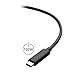 Cable Matters [USB-IF Certified 100W USB C to USBC Charging Cable 6.6ft / 2m, USBC Charger Cable (No Video Support), Black
