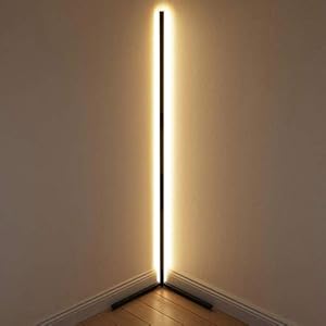Corner staande lamp, met afstandsbediening, LED-minimum lamp, ontwerper statief LED staande lamp armatuur, gebruikt in…