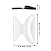 Hicarer 20 Pairs Eyeglass Silicone Nose Pads and Glasses Hook Grip Holders Self Adhesive Anti-Slip Eyeglasses Replacement, Clear and Black (2.5 mm)