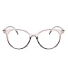 Qjoy Women Anti-Blue Light Glasses, Can Reduce Eyestrain Headache Glasses, Women Spectacle Optical Frame Glasses Clear Lens, Lady Vintage Computer Anti-Radiation Eyeglasses
