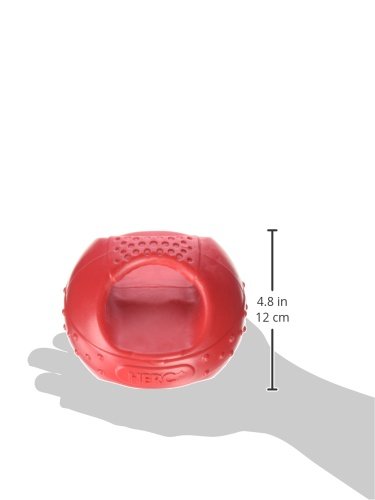 HERO PlayTime Soft Rubber KettleBall, Red Dog Toy