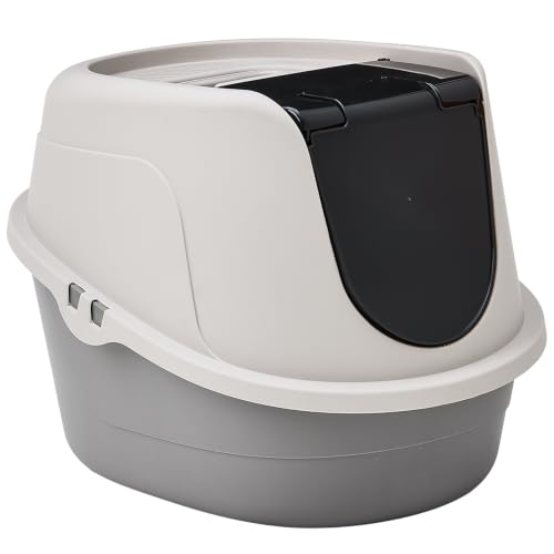 Amazon Basics Hooded Enclosed Litter Box