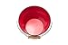 Nantucket Seafood Red Serving Pail Ice Bucket, 7.25 x 7.25 x 6 inches