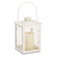 Tom & Co. 15 Wholesale Large Ivory Color Glass Lantern Wedding Centerpieces