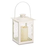 Tom & Co. 10 Wholesale Large Ivory Color Glass Lantern Wedding Centerpieces