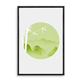 signwin Framed Canvas Wall Art Circular Pattern Canvas...