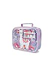 Justice for Girls Insulated Lunch Tote Shaky Glitter No Llama Drama