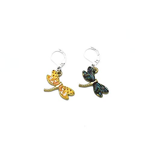 image for Pretty Warm Designs Dragonfly Crochet Locking Stitch Markers, unisex-a