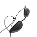 GOSONO Laser Safety Goggles IPL Protective Glasses Soft Eyepatch For Beauty Clinic Patient Black Carbon Doll OPT E Light Eyecup