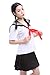 Nuoqi Anime Cosplay Costumes Japan School Sailor Uniform Skirts GC47D-XL A-white-black