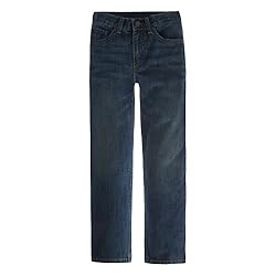 Levi's Boys' 505 Regular Fit Jeans, Roadie, 10