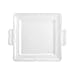 Mikasa Antique White Square Dessert Serving Tray, 11-Inch